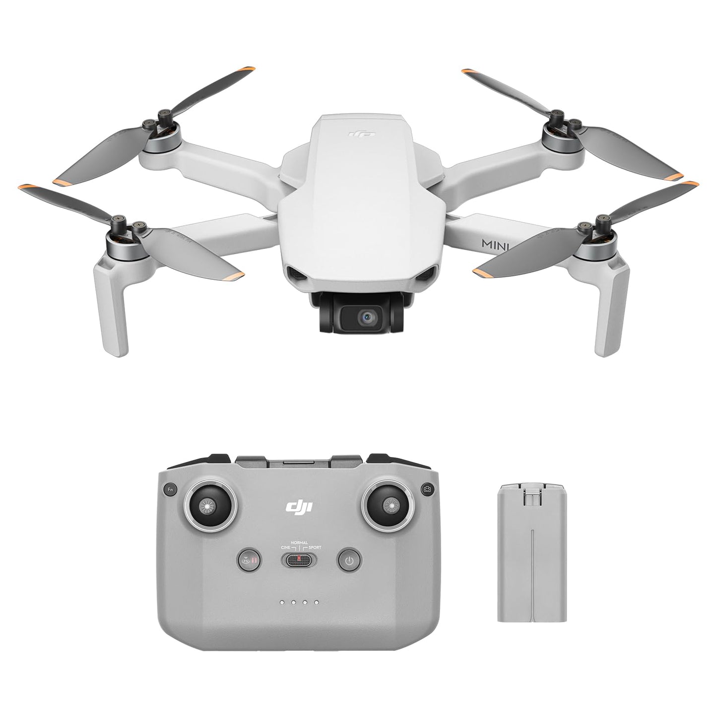 DJI Mini 2 Fly More Combo Drohne mit 4K UHD Kamera, 3-Achsen Gimbal, 93 Min Flugzeit, Automatische Rückkehr, unter 249 g, QuickShots