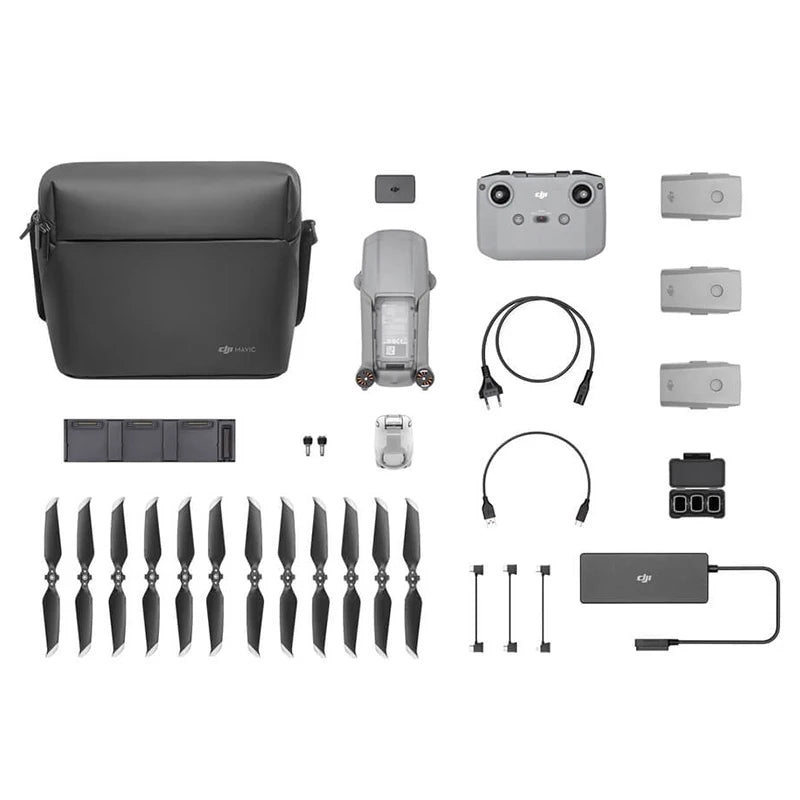 DJI Mavic Air 2/Mavic Air 2 Fly More Combo Kameradrohne mit 4K Gimbal, 34 Minuten Flugzeit, 10 km 1080p Videoübertragung, Original